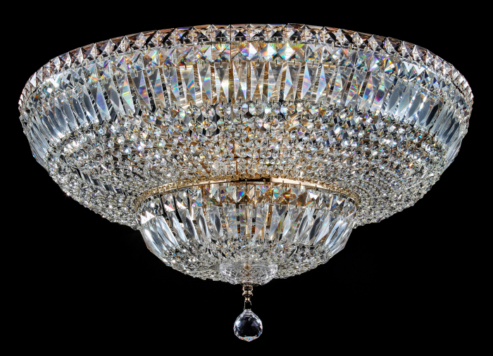Candelabru Basfor DIA100-CL-16-G, 16xE14, auriu+transparent, IP20, Maytoni [2]