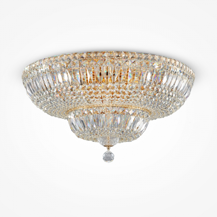 Candelabru Basfor DIA100-CL-16-G, 16xE14, auriu+transparent, IP20, Maytoni [1]