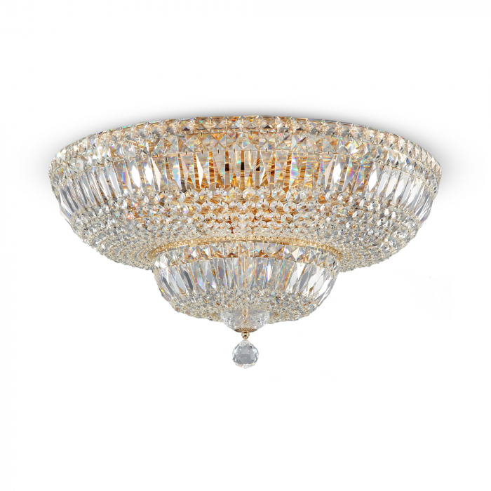 Candelabru Basfor DIA100-CL-16-G, 16xE14, auriu+transparent, IP20, Maytoni [3]