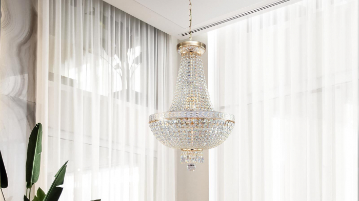 Candelabru Bella DIA750-TT40-WG, 7xE14, auriu, IP20, Maytoni [2]