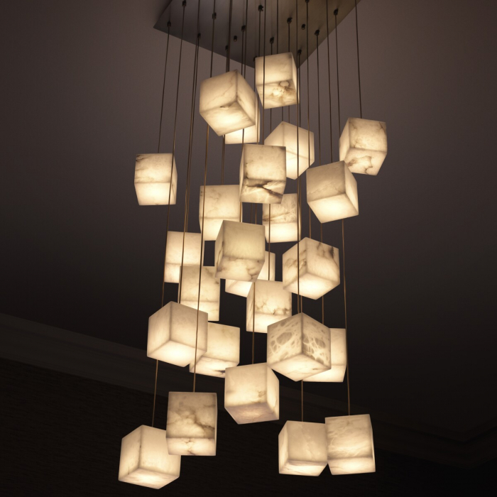   Candelabru Duboce finisaj din alamă antică 117364 EICHHOLTZ [2]