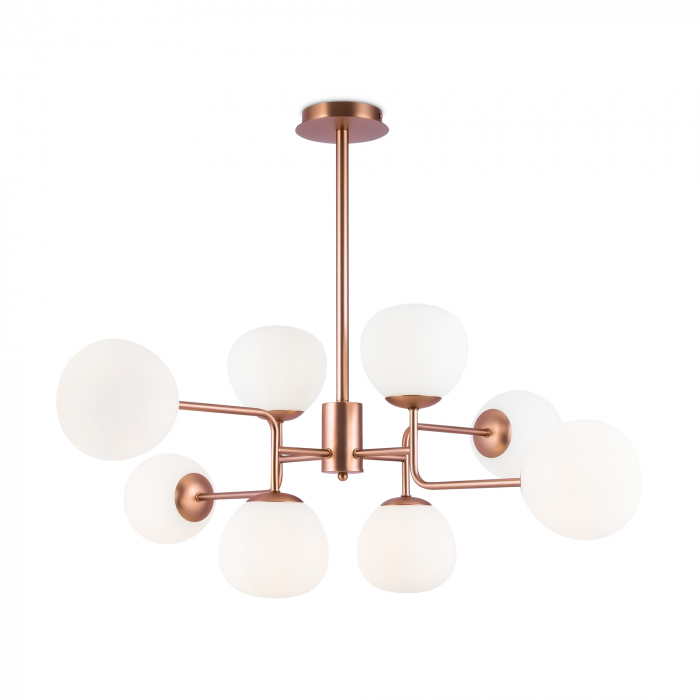 Candelabru Erich MOD221-PL-08-G, 8xE14, alb+auriu, IP20, Maytoni [1]