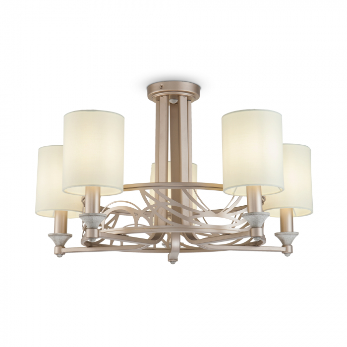 Candelabru Vittoria H004CL-05BG, 5xE14, crem+alb, IP20, Maytoni [3]