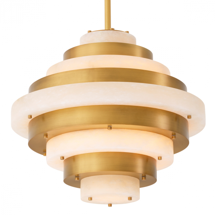   Candelabru Lazzari finisaj din alamă antică 118258 EICHHOLTZ [1]
