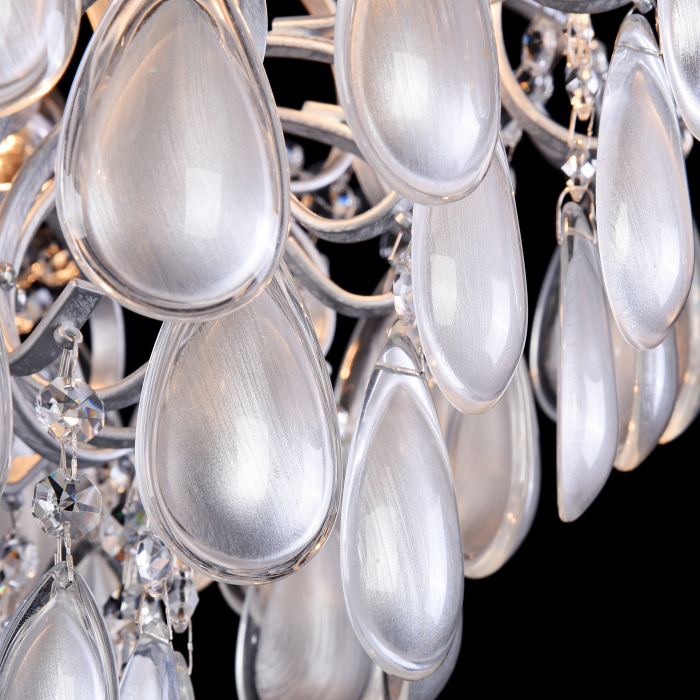 Candelabru Chabrol MOD056PL-04S, 4xE14, argintiu+transparent, IP20, Maytoni [2]