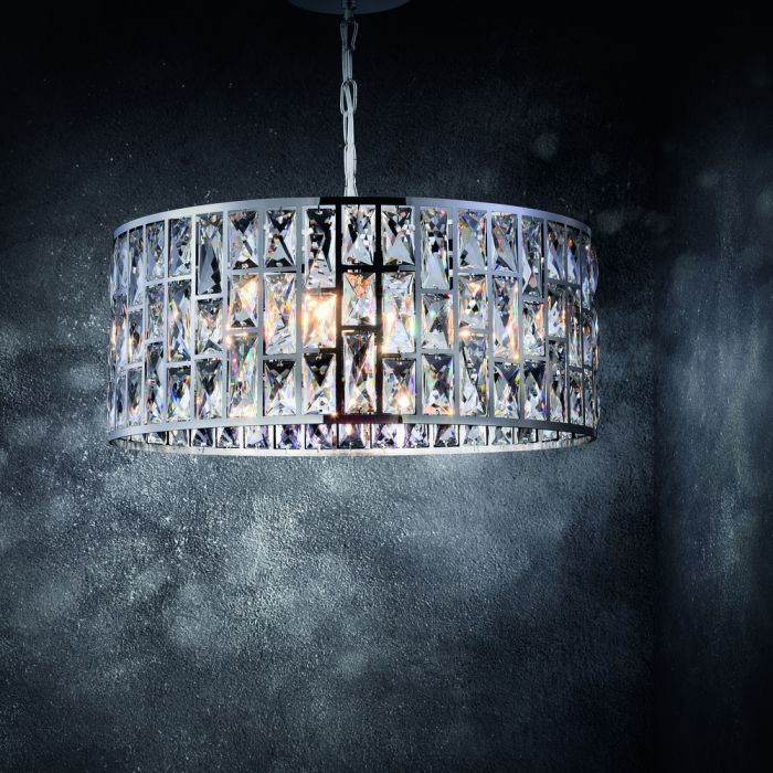 Candelabru Gelid MOD184-PL-04-CH, 4xE27, crom+transparent, IP20, Maytoni [2]