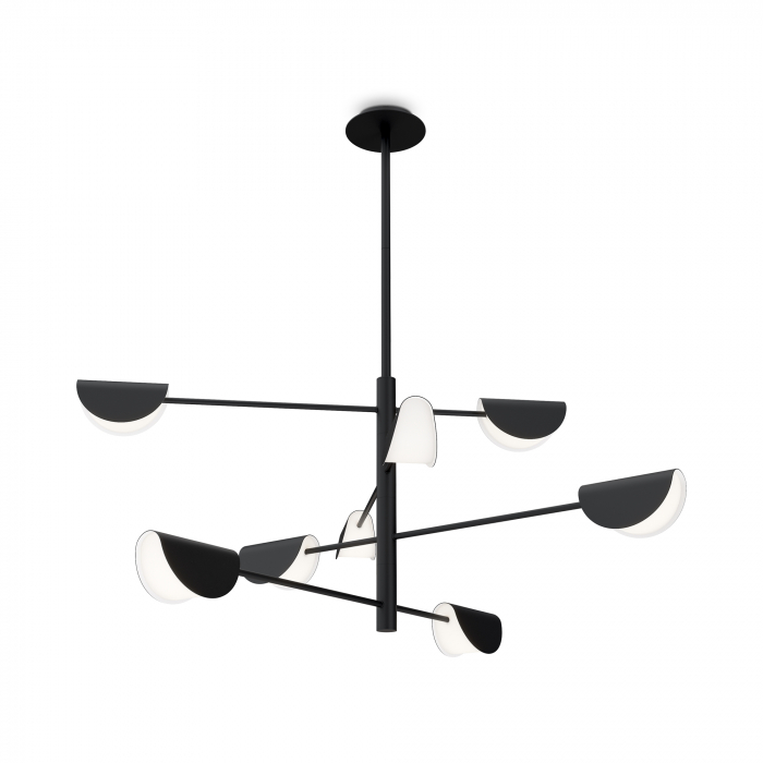 Candelabru Mollis MOD126PL-08B, 8xG9, negru, IP20, Maytoni [1]