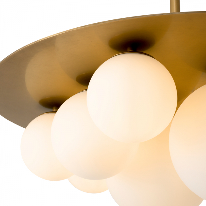   Candelabru Orsini din sticlă albă 118355 EICHHOLTZ [5]