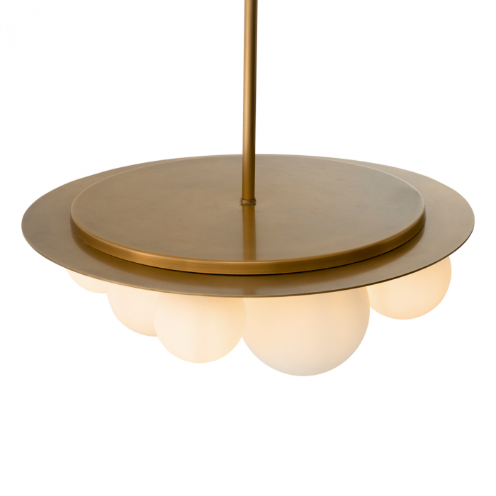   Candelabru Orsini din sticlă albă 118355 EICHHOLTZ [3]