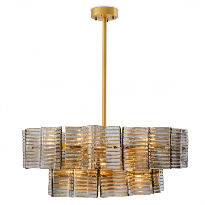   Candelabru Silvano din sticlă fumurie 119341 EICHHOLTZ [5]
