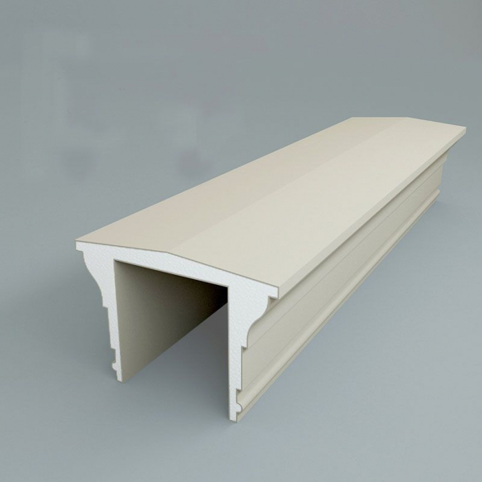 Capac decorativ pentru gard GT01.3A - 42x18.5x200 cm [1]