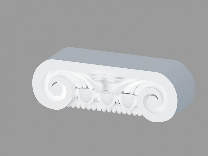 Capitel pilastru din poliuretan PL262 - 8x7x24.2 cm [2]