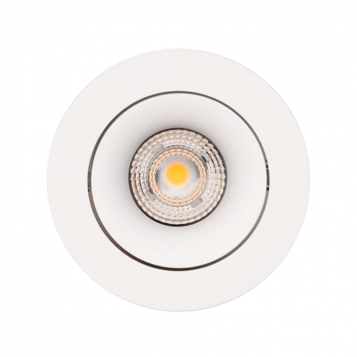 Carcasa alba ajustabila spot Jeso Ø 10,5 cm din metal, H0117 - Maxlight [4]