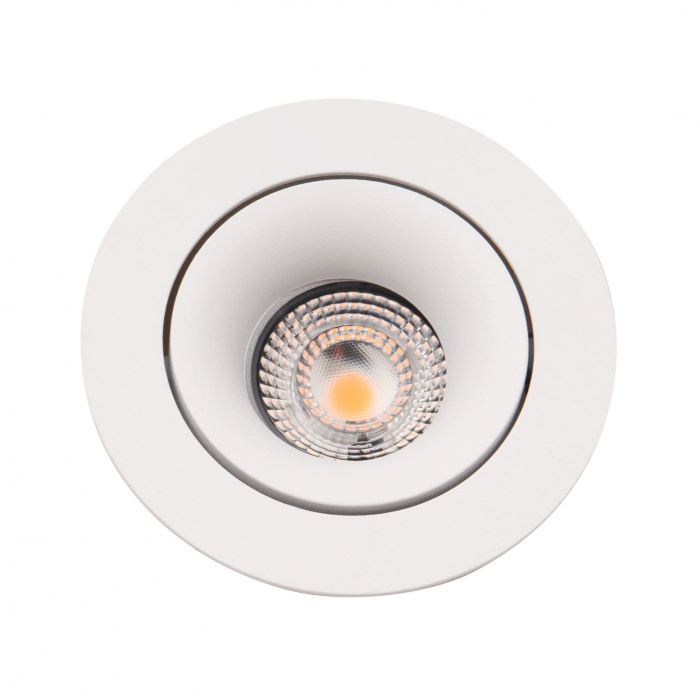 Carcasa alba ajustabila spot Jeso Ø 10,5 cm din metal, H0117 - Maxlight [3]