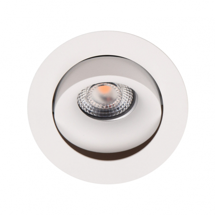 Carcasa alba ajustabila spot Jeso Ø 10,5 cm din metal, H0117 - Maxlight [2]