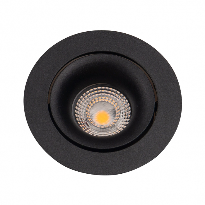Carcasa neagra ajustabila spot Jeso Ø 10,5 cm din metal, H0118 - Maxlight [3]