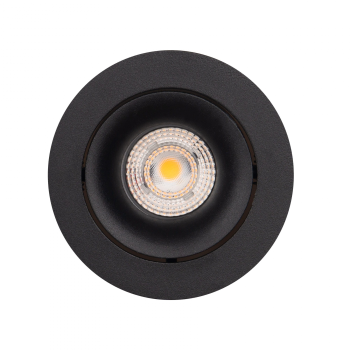 Carcasa neagra ajustabila spot Jeso Ø 10,5 cm din metal, H0118 - Maxlight [4]