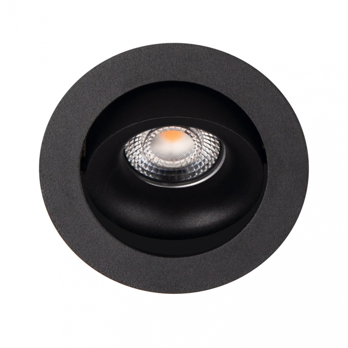 Carcasa neagra ajustabila spot Jeso Ø 10,5 cm din metal, H0118 - Maxlight [2]