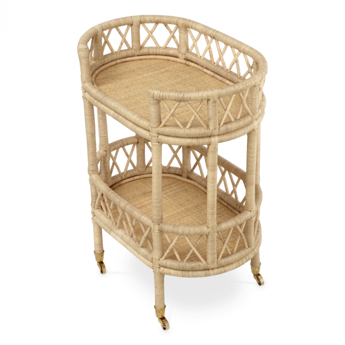   Carucior mobil Dorini din rattan natural 118477 EICHHOLTZ [4]