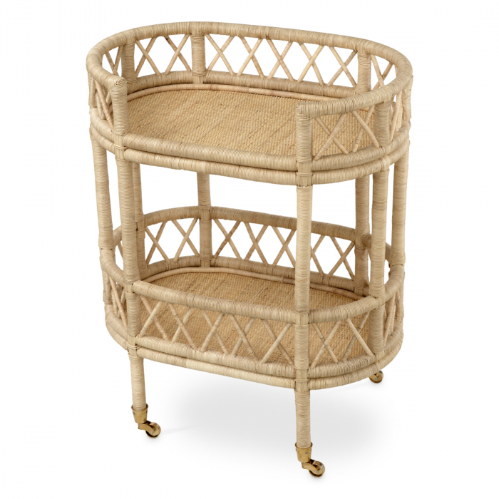   Carucior mobil Dorini din rattan natural 118477 EICHHOLTZ [3]