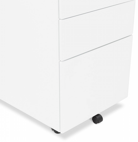 Casetiera alba metal cu 3 sertare OFFICIO 40x52 cm cu incuietoare, OA00130WH - Kokoon [14]