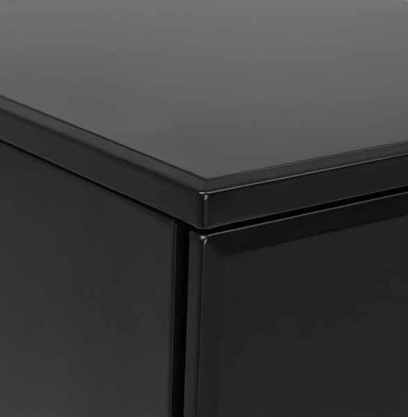 Casetiera neagra metal cu 3 sertare OFFICIO 40x52 cm cu incuietoare, OA00140BL - Kokoon [11]