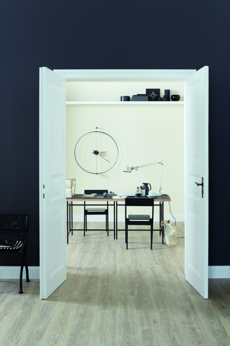 Ceas de perete lux elegant Barcelona Ø 90 cm, cu indicatoare lemn nuc lacuit, BAR - NOMON [2]