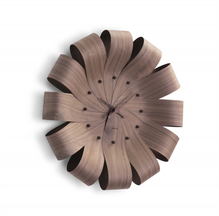Ceas decorativ de perete rotund lemn nuc/stejar/mixt Ciclo Ø 55 cm, CINN - NOMON [2]