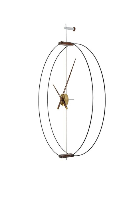 Ceas Decorativ Doble Ring 60, Oțel și Lemn - King Home [2]