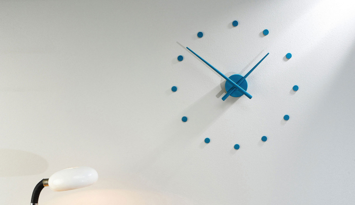 Ceas decorativ perete Oj Mini Ø50 cm stil minimalist, diverse culori, MP010 - NOMON [7]
