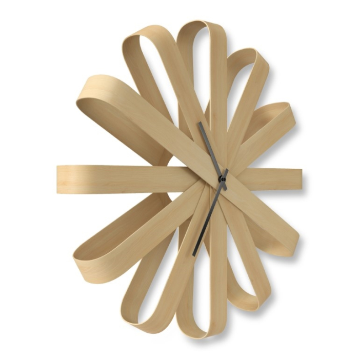 Ceas Decorativ Ribbonwood 52x10x52 cm, Lemn - Umbra [2]