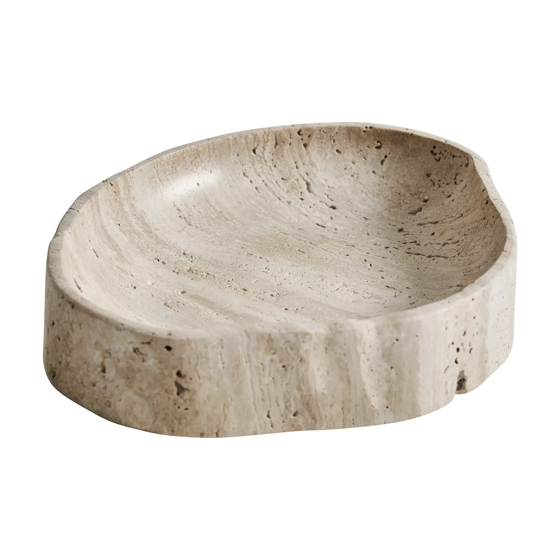 Centru de Masa Motrus din Travertin Bej, 24x20x5cm, VicalHome 38248 VicalHome 38248 [2]