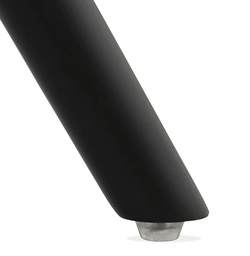 Scaun design living microfibra maro Finola premium, picioare lemn masiv negru / natural, K CH03090BRBL - Kokoon [5]