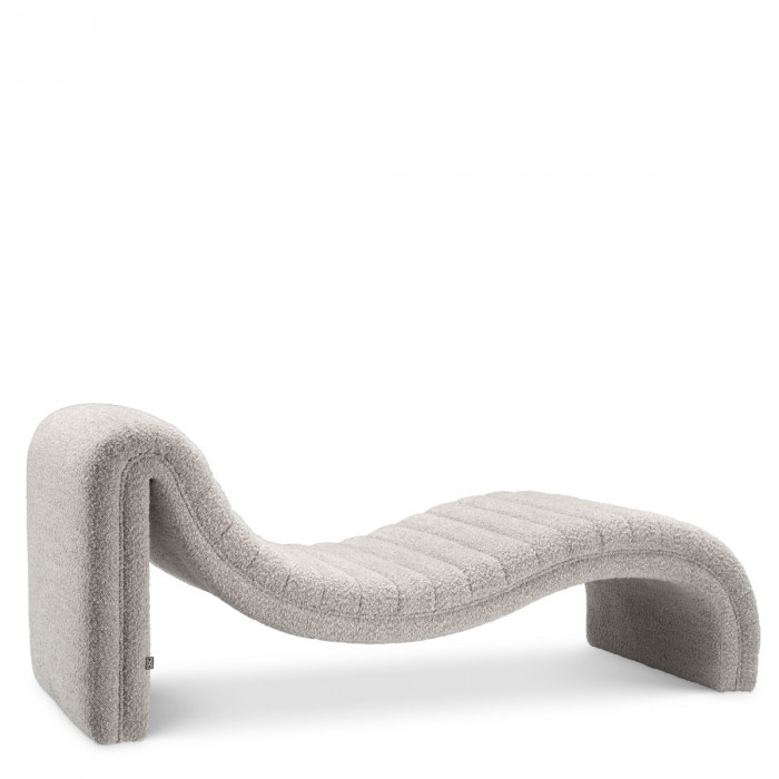   Chaise Longue Pioneer bouclé gri 116132 EICHHOLTZ [3]