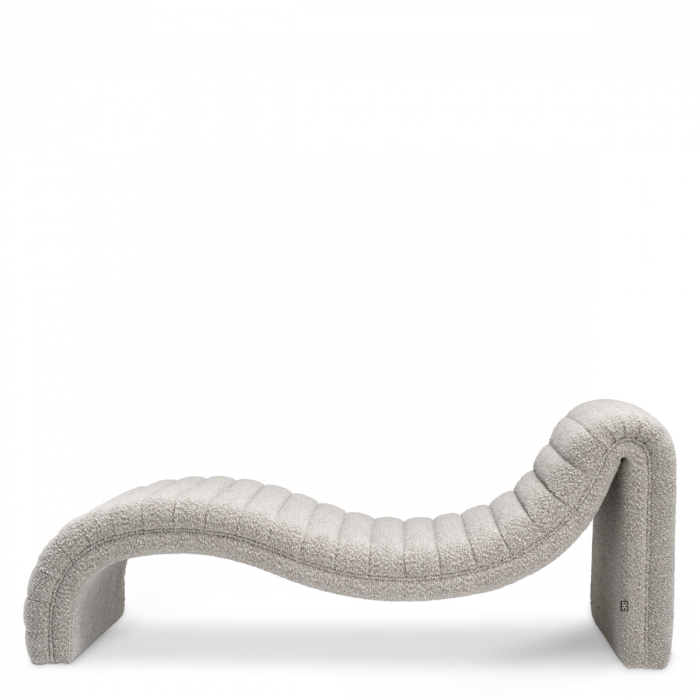   Chaise Longue Pioneer bouclé gri 116132 EICHHOLTZ [2]