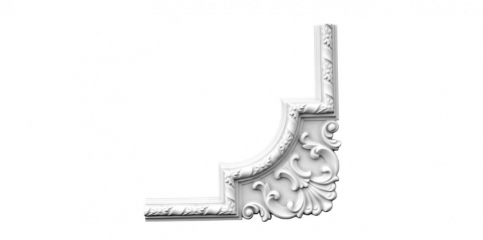 Chenar decorativ din poliuretan CR710C - 33x33x3.5 cm [3]