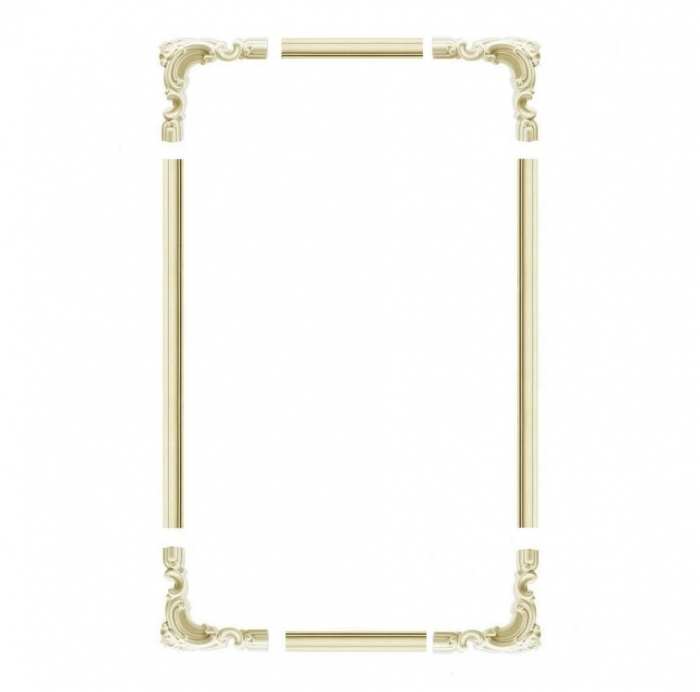 Chenar decorativ din poliuretan CR810BL - 20x1.8x19 cm [4]