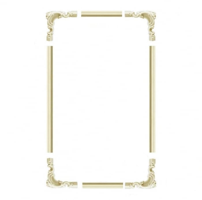 Chenar decorativ din poliuretan CR810BR - 20x1.8x19 cm [4]