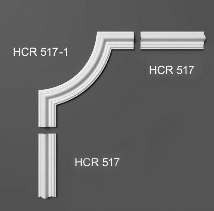Chenar decorativ din poliuretan HCR517-1 - 20.5x20.5x1.7 cm [2]