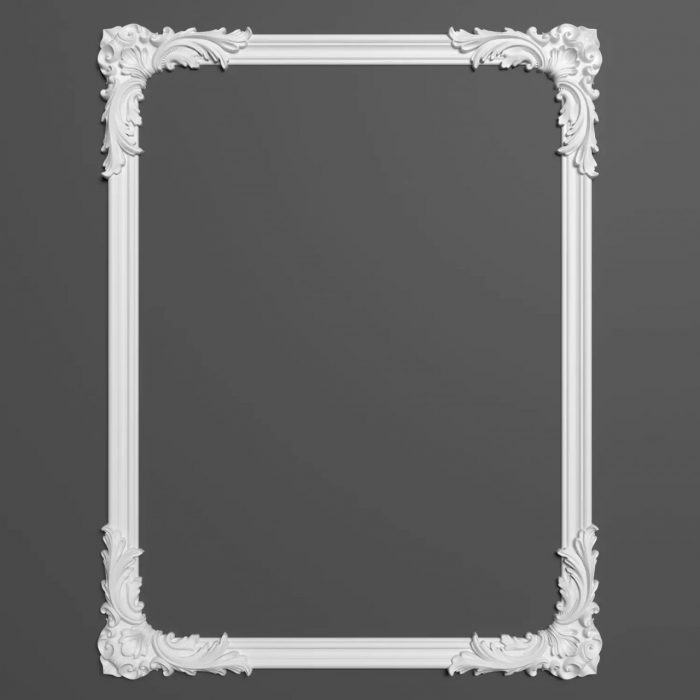 Chenar decorativ din poliuretan HCR524-2 - 28x28x2 cm [4]