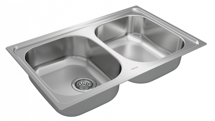 Chiuveta bucatarie 2 cuve inox  UNIVERSE 2B 80 -Teka [3]