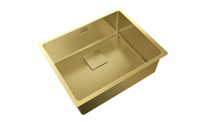 Chiuveta bucatarie aurie din inox  FLEXLINEA RS15 50.40 BRASS -Teka [2]