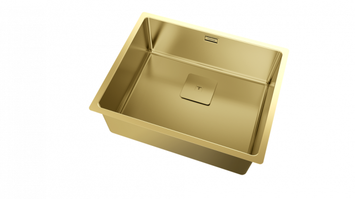 Chiuveta bucatarie aurie din inox  FLEXLINEA RS15 50.40 BRASS -Teka [3]