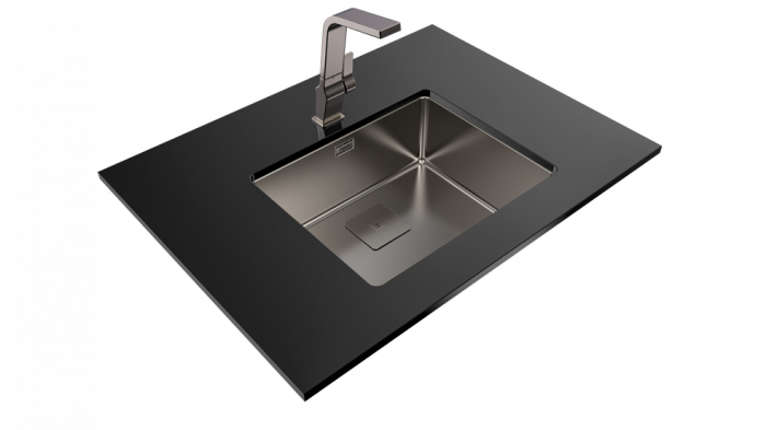 Chiuveta bucatarie gri inchis din inox  FLEXLINEA RS15 50.40 TITANIUM -Teka [6]