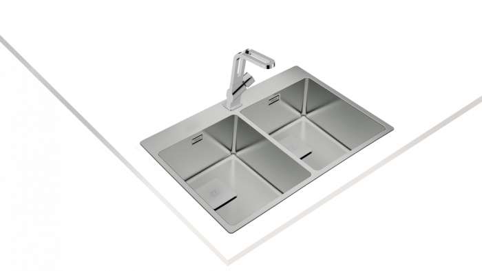 Chiuveta bucatarie inox 2 cuve FORLINEA RS15 2B 740 -Teka [3]