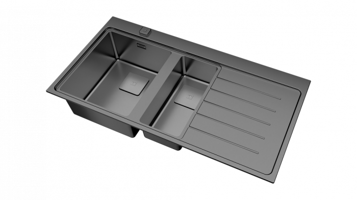 Chiuveta bucatarie inox  ZENIT RS15 1 1/2B 1D 2 cuve cu picurator -Teka [11]