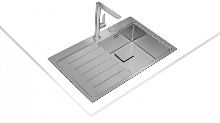 Chiuveta bucatarie inox  ZENIT RS15 1B 1D L 86 o cuva cu picurator -Teka [2]