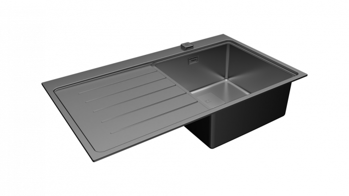 Chiuveta bucatarie inox  ZENIT RS15 1B 1D L 86 o cuva cu picurator -Teka [6]
