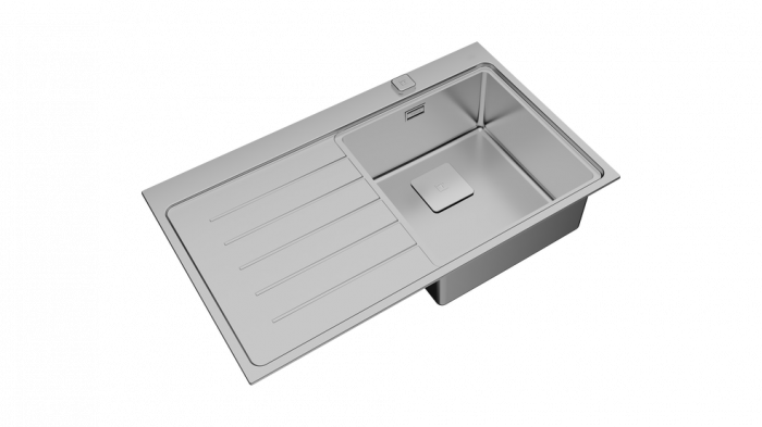 Chiuveta bucatarie inox  ZENIT RS15 1B 1D L 86 o cuva cu picurator -Teka [4]