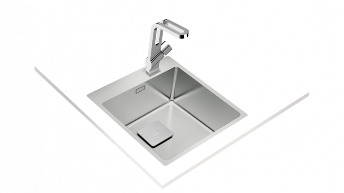 Chiuveta bucatarie patrata inox 1 cuva FORLINEA RS15 40.40 -Teka [5]